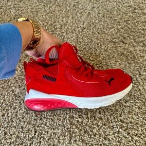 Puma Women's Bold Red Athletic Sneakers